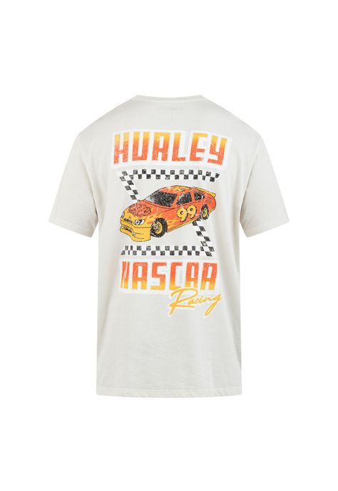 Polera Faster Nascar ss Blanco-1