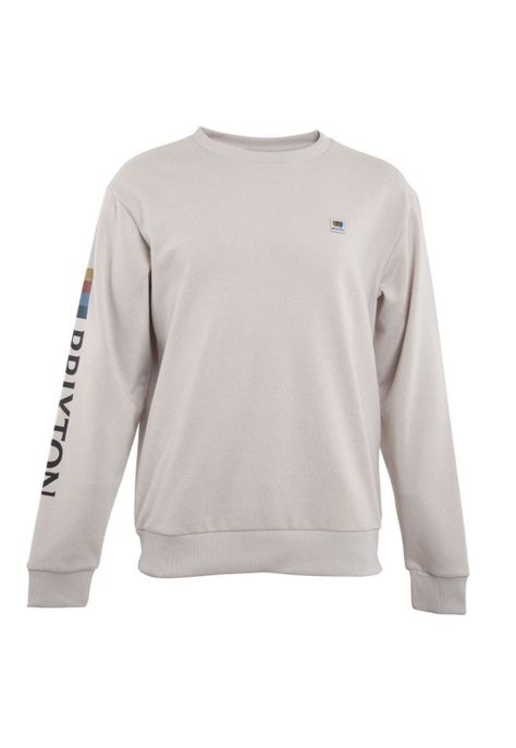 Poleron Men Crew Basic Beige-0