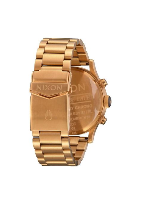Reloj Sentry Chrono Gold Indigo Nixon-2