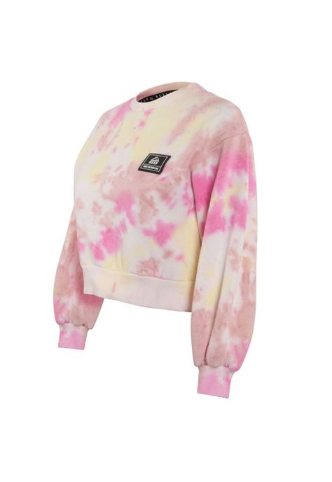 Poleron Girls Crop Pink Yellow-1