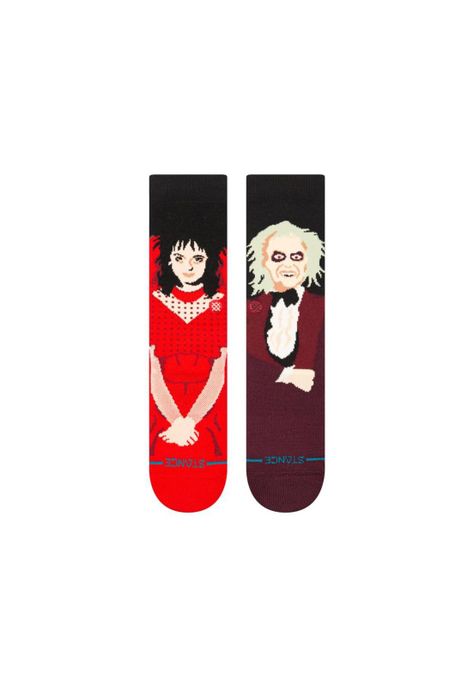 Stance Sock Dearly Beloved crew maroon-1