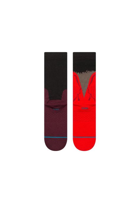 Stance Sock Dearly Beloved crew maroon-2