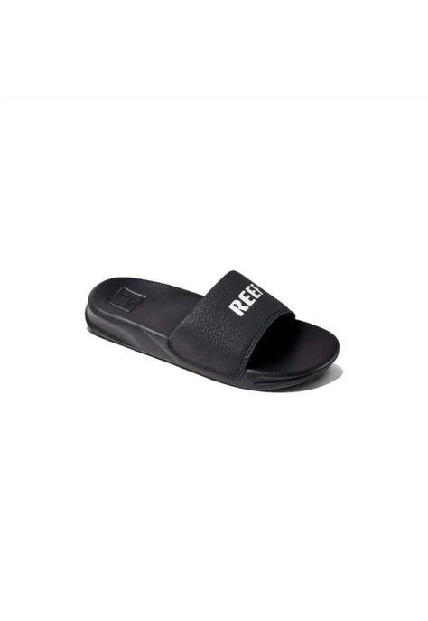 Sandalia Kids One Slide Black White-0