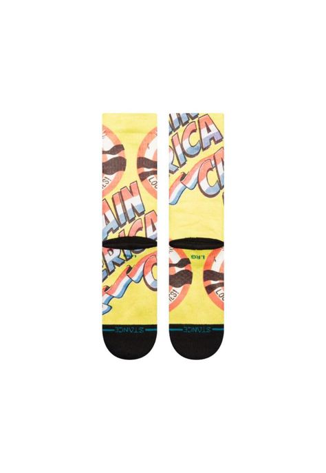 Stance Sock Men Captain America No Cavities Yellow-2