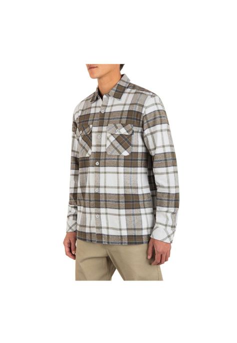Camisa Santa Cruz Shoreline Flannel Platinum-3