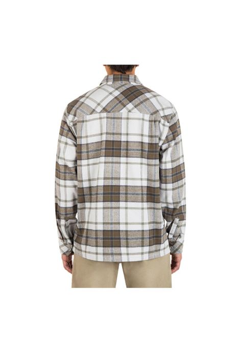 Camisa Santa Cruz Shoreline Flannel Platinum-4