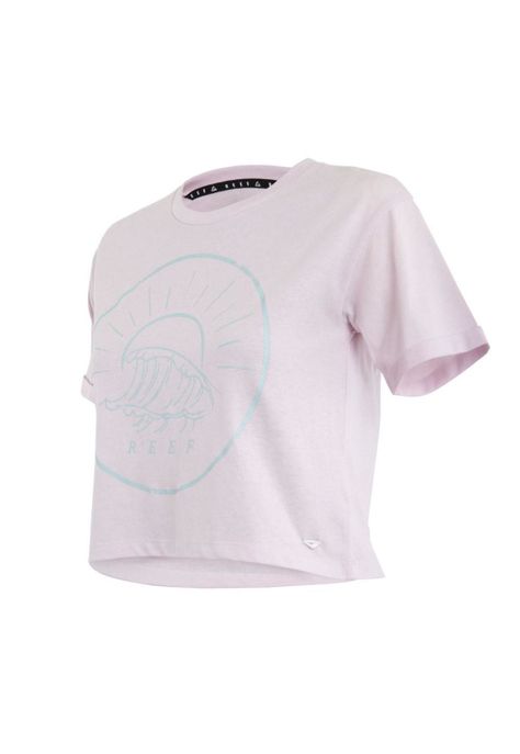 Polera Kids Crop Top Pink Wave-1