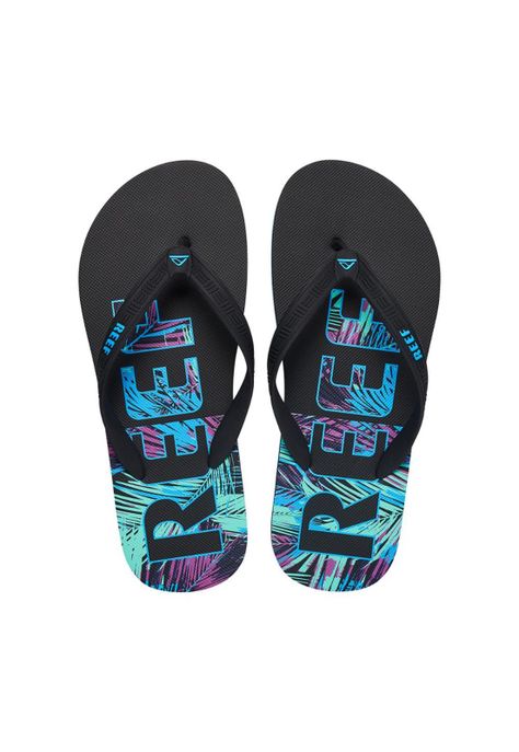Sandalia Men Seaside Prints Neopalm Black-1