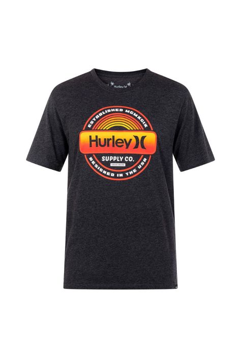 Polera Everyday Label Black Heather Grey-0