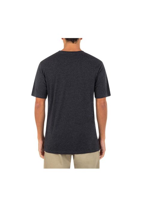 Polera Everyday Label Black Heather Grey-3