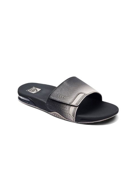 Sandalia Men Fanning Slide Black Taupe-0