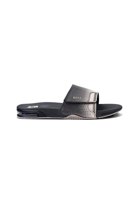 Sandalia Men Fanning Slide Black Taupe-1