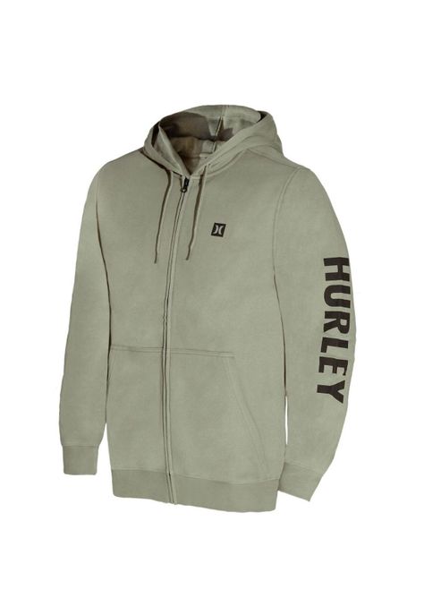 Polerón Icon Boxed Fleece Zip Army-1