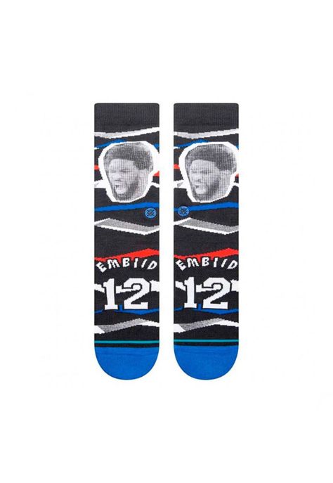 Stance Sock Men NBA Faxed Embiid Black-1