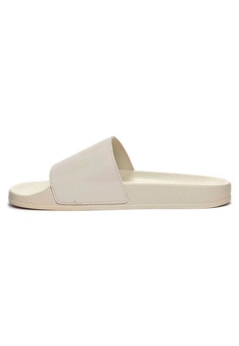 Sandalia 1908 Slides Buttersoft White Avorio Superga-1