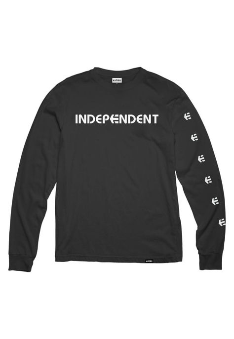 Polera Independent Manga Larga Black-0