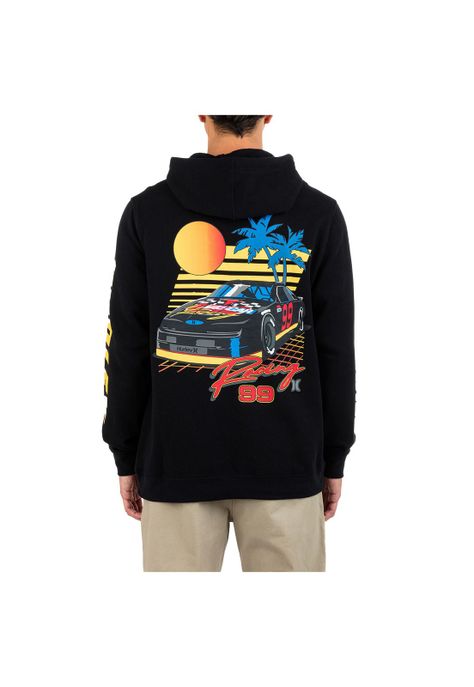 Poleron Nascar Fleece pullover Negro -3