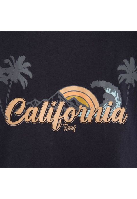 Polera Kids Crop Top Dark Grey Palm California-3