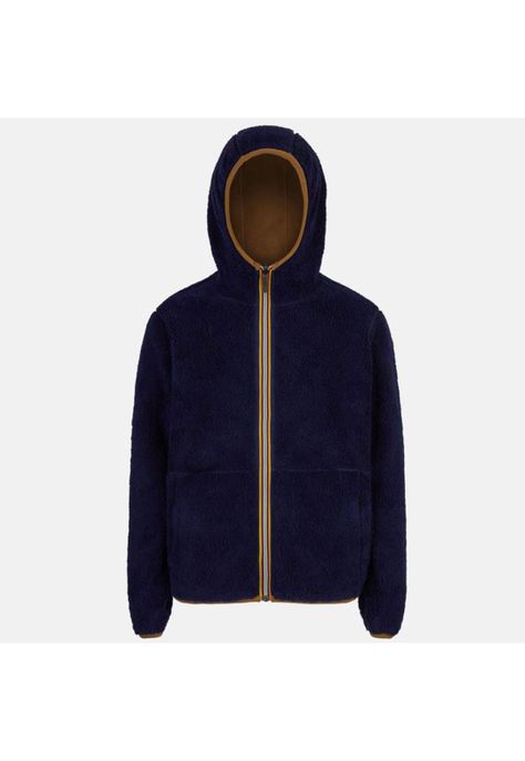 Chaqueta Jacques Polar Reversible Brown Blue-1