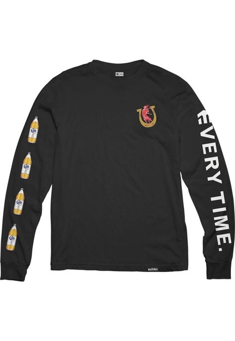 Polera Manga Larga Colt 45 Black-0