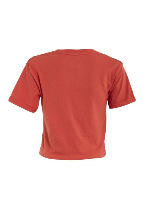 Polera Kids Crop Top Red Wave-2