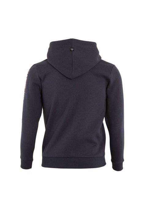 Poleron Full Zipper Kids Dark Grey Estampado-2