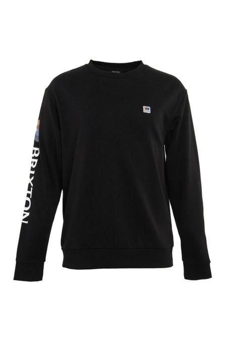 Poleron Men Crew Basic Black-0