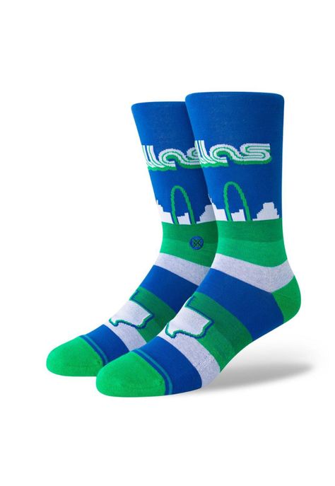 Stance Sock Men NBA Dallas Mavericks City Royal 2023-0