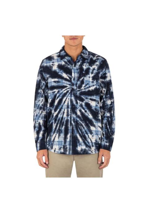 Camisa Portland Tiedye White Blue Black-2