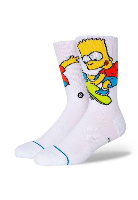 Stance Sock Bart Simpson Men White-0