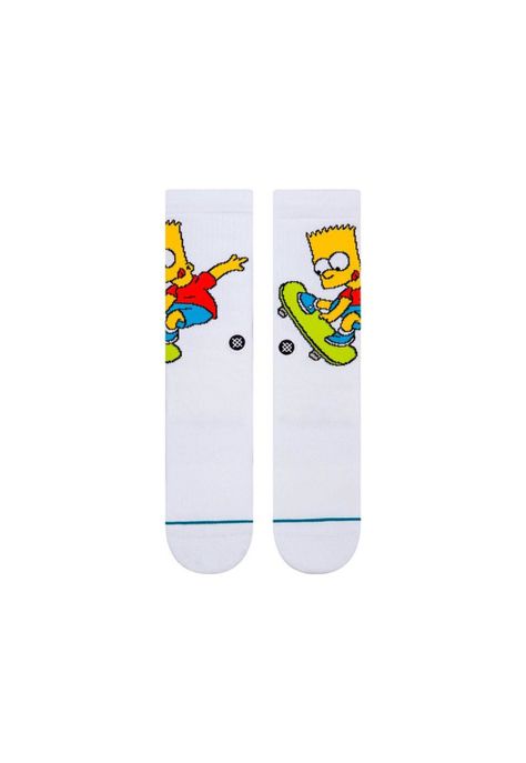 Stance Sock Bart Simpson Men White-1