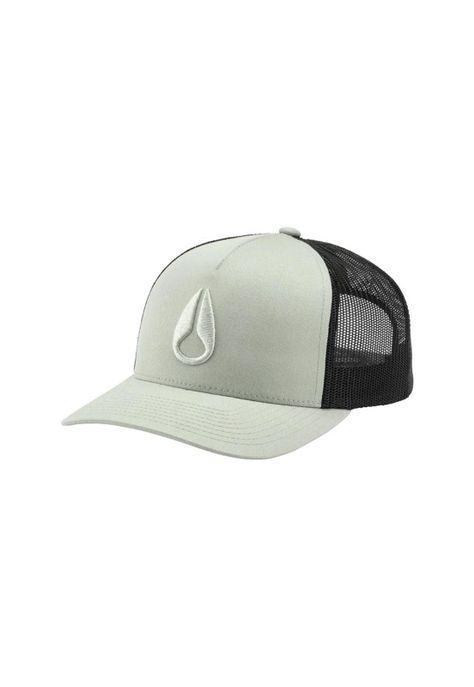 Jockey Iconed Trucker Hat Moss Mist Black-0