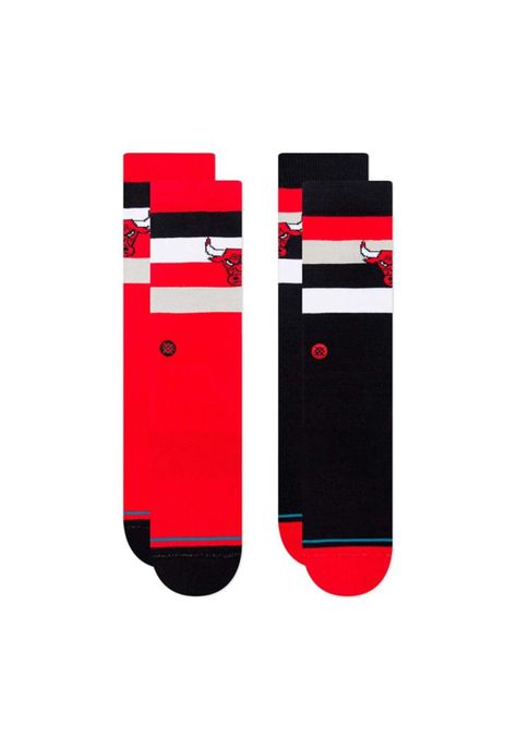 Stance Sock 2 Pack Bulls Red Black-0