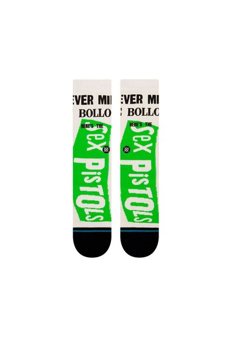 Stance Sock Sex Pistols Never Mind The Bollocks Off Men White-1
