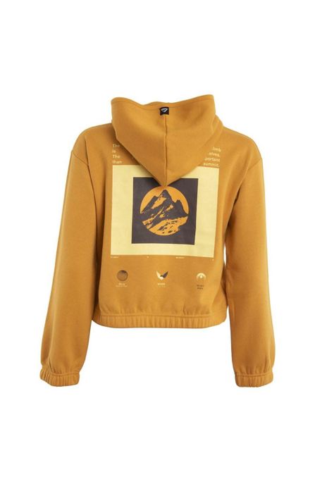 Poleron Kids Crop Top Mustard-2
