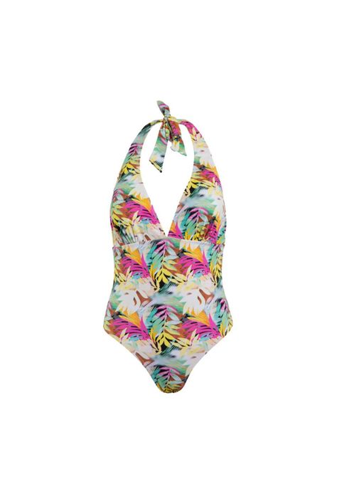 Traje de Baño Amarre en cuello Multicolor-0