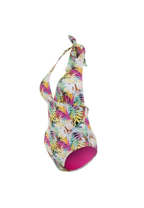 Traje de Baño Amarre en cuello Multicolor-2