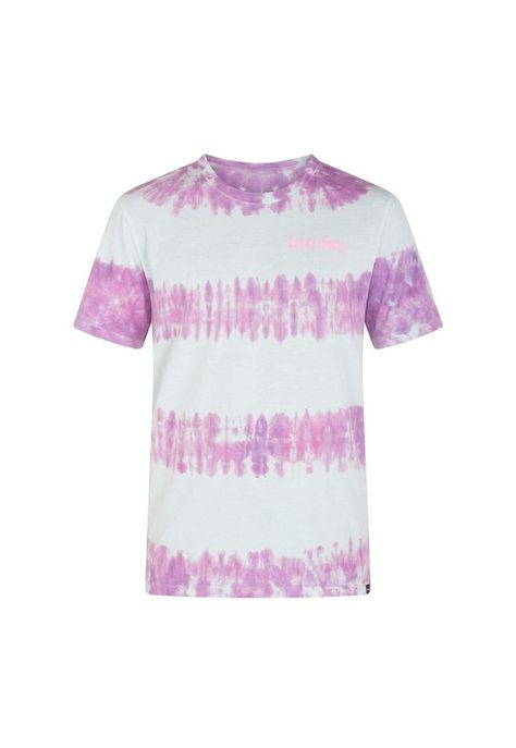 Polera Everyday Washed Tiedye Tealtint White Pink Hurley-0