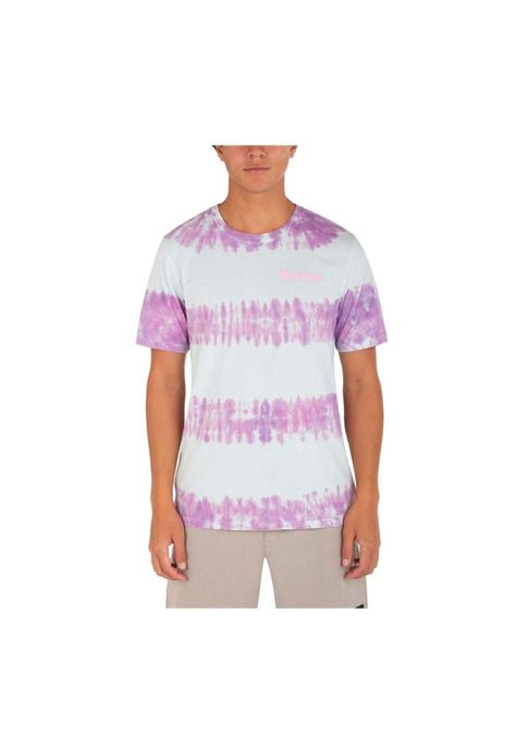 Polera Everyday Washed Tiedye Tealtint White Pink Hurley-2