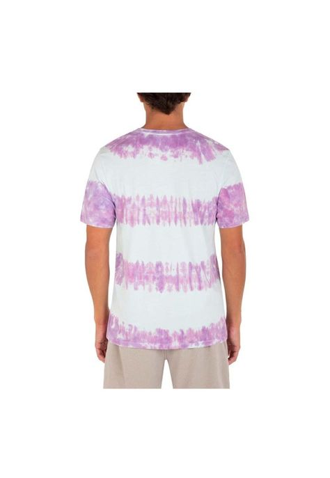 Polera Everyday Washed Tiedye Tealtint White Pink Hurley-3