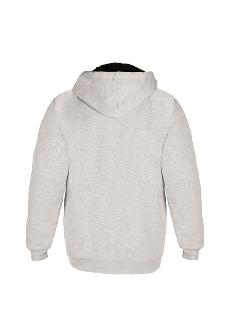 Poleron Men Full Zipper Grey Chiporro Black-1