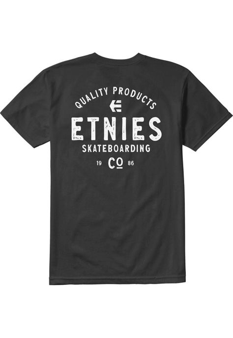 Polera Skate Co Black White-1