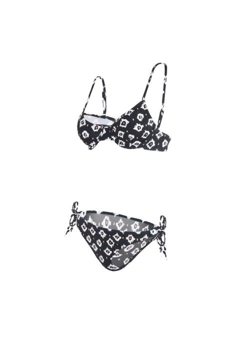 Bikini 05 Negro Figuras Blancas Reef-1