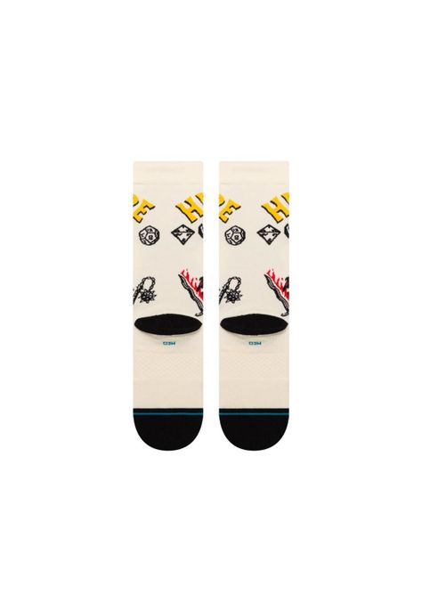 Stance Sock Hellfire Vintage white-2