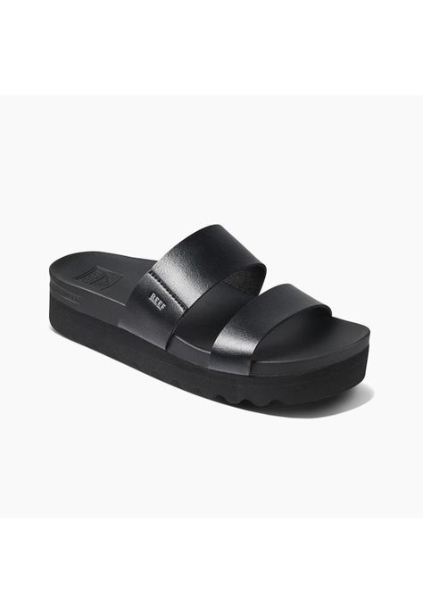 Sandalia Cushion Vista Hi Women All Black Reef-0
