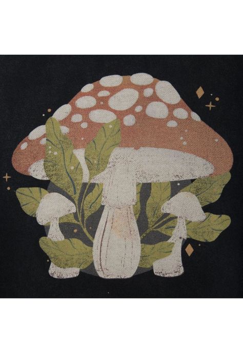 Poleron Men Full Zipper Mushroom Print-3