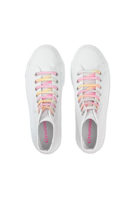 Zapatilla 2708 Hi Top Shaded Lace White Candy Multicolor-3