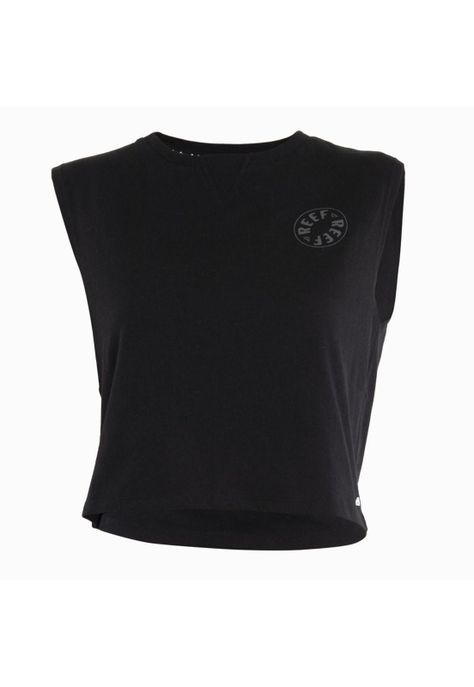 Polera Kids Crop Top Black-0
