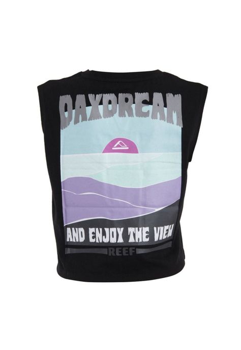 Polera Kids Crop Top Black-2