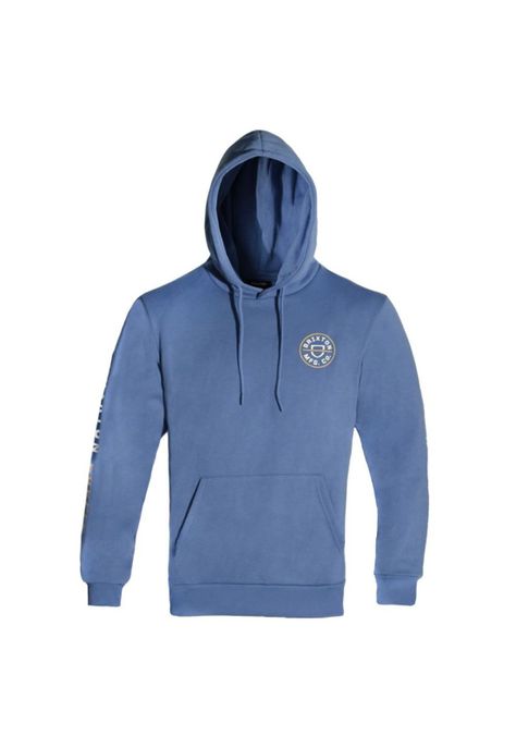 Poleron Men Hoodie Logo Blue-0